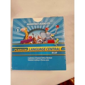 New Sealed Audiotext Audio CD Pearson Language Central ELD Grade 1